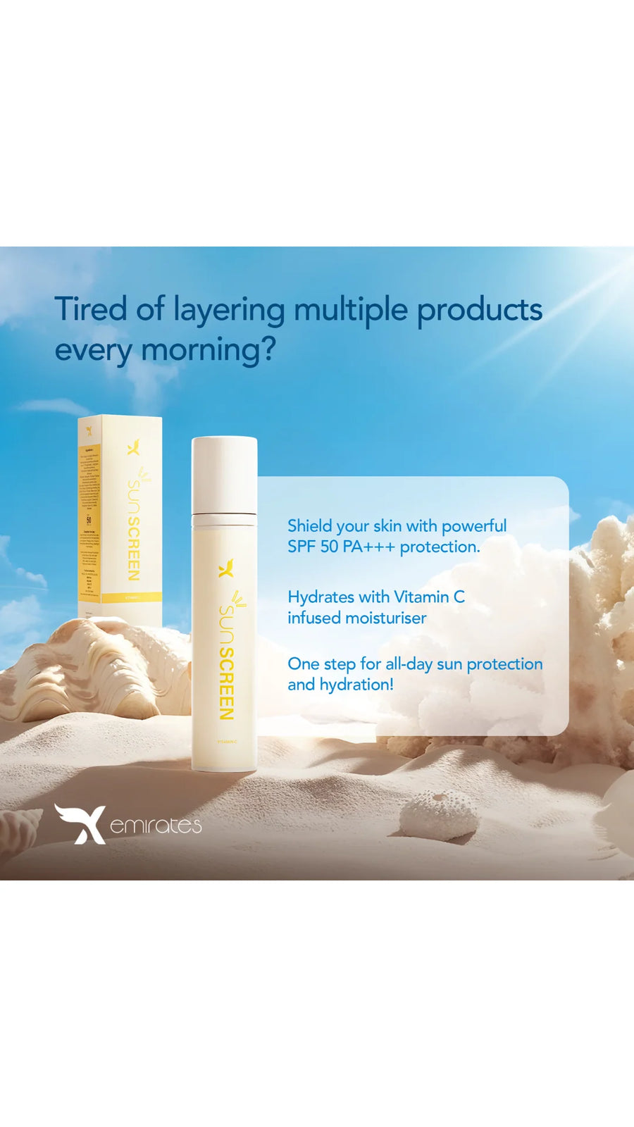 Emirates Vitamin C Sunscreen – SPF 50 PA+++